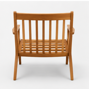 Sillón de Madera de Teca Sólida para Exteriores, Silla Moderna para Patio y Jardín, para Hotel, Resort, Villa, Fabricación de Muebles Premium de Indonesia - Product Image 5