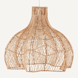 Pantalla de ratán ligera, venta al por mayor de lámpara colgante de mimbre Natural de Vietnam para tienda de regalos y suministro de decoración del hogar - Product Image 5