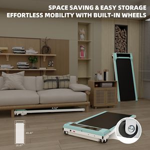 Tapis Roulant Motorizzato Super Silenzioso Portatile per Camminare e Correre, da Posizionare Sotto la Scrivania, per Casa e Ufficio - Product Image 6