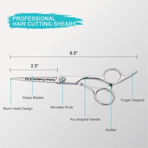 Ensemble d'objets de coiffure en acier inoxydable, ensemble de ciseaux pour désépaissir, de coiffeur, Set de ciseaux pour une coupe de cheveux - Product Image 5