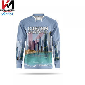 Fabricante OEM de Camisetas de Paintball, Suministro al por Mayor, Tela de Poliéster Resistente con Impresión de Logotipo Personalizado y Ventilación Transpirable - Product Image 5