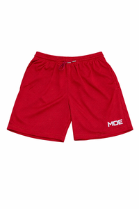 Pantalones Cortos de Baloncesto Rojos de Malla para Hombre, con Cordón Elástico, Uniformes Deportivos para Equipo, Producción OEM Personalizada al por Mayor - Product Image 4