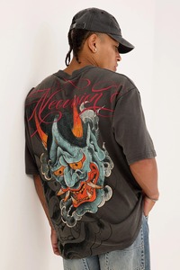 Hot Sale Men Drop Shoulder Boxy Graphic Tee Oversized Short Sleeve Breathable Cotton Casual Daily Wear Loose Top top mens - Product Image 2