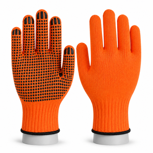 Gants de travail antidérapants à points sur la paume, usage général, en coton/PVC, adhérence sécurisée et construction flexible pour les tâches d'entrepôt - Product Image 5