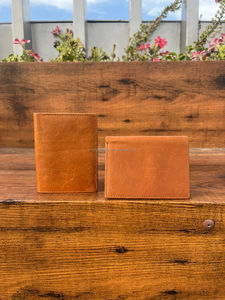 Portefeuille à deux volets en cuir véritable pour hommes porte-cartes en cuir véritable Crunch portefeuilles de luxe de couleur marron meilleur cadeau pour lui - Product Image 3