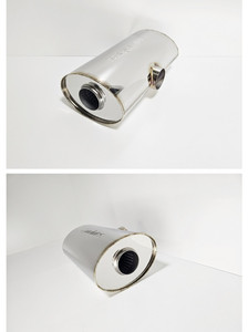ท่อไอเสียแบบยูนิเวอร์แซลทรงตัวทีแบบยาว (ไม่มีวาล์ว) / ท่อไอเสียแบบ OEM ผลิตตามสั่ง / ท่อไอเสียสแตนเลส 304 แบบยูนิเวอร์แซล ผลิตในเกาหลี - Product Image 3