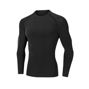T-shirt à manches longues à séchage rapide pour l'automne, vêtements de sport à haute élasticité, vêtements de fitness pour hommes, vêtements d'entraînement - Product Image 2