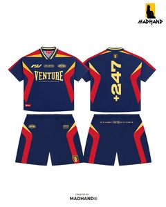 Conjunto de Ropa Deportiva de Alto Rendimiento |   Camiseta Técnica y Pantalones Cortos Deportivos VENTURE |   Fabricante OEM de Ropa Transpirable de Secado Rápido - Product Image 4