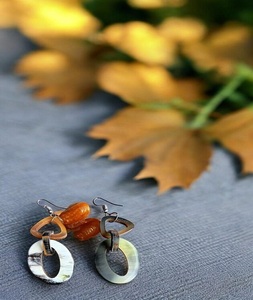 Dernières créations de boucles d'oreilles en corne de buffle pour femmes, nouveaux bijoux à la mode pour les acheteurs en gros d'Inde - Product Image 3