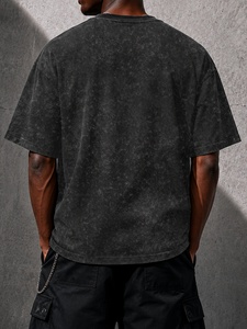 T-shirts personnalisés avec design graphique, 100 % coton, effet délavé, pour hommes, taille et design personnalisés, vêtements pour hommes - Product Image 3