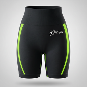 Shorts de sport taille haute pour femme, respirants, effet push-up, compression, pour yoga et entraînement, sans coutures, style streetwear tendance - Product Image 1