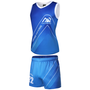 Ensemble d'uniformes de football australien avec drapeau, maillot d'équipe personnalisé imprimé sur le devant, vêtements de sport respirants en polyester, sans manches, OEM - Product Image 4