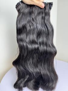 ผมต่อแบบตรงสีธรรมชาติสไตล์ม้วนผมแบบหรูหราจากเวียดนาม - Product Image 4