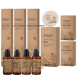 Ensemble de pantoufles d'hôtel de luxe et de produits d'accueil – Pantoufles en coton premium avec <span class=keywords><strong>kit</strong></span> de toilette pour la maison et la salle de bain, personnalisable avec votre logo - Product Image 5