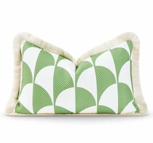 Funda de Cojín con Flecos Estampados 100% Algodón |   Funda de Almohada Decorativa Estilo Boho |   Fundas de Almohada Hechas a Mano con Borlas de Algodón al por Mayor - Product Image 5