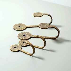 Crochets décoratifs de luxe en laiton pour meubles, avec quincaillerie haut de gamme pour armoires et tiroirs, pour la décoration intérieure et la restauration. - Product Image 3