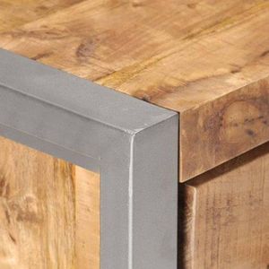 23.6 \ "x13.8 \" x28.3 \ "credenza in legno di Mango grezzo - Product Image 5
