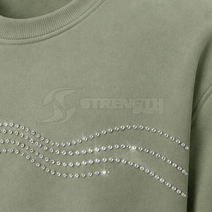 เสื้อสเวตเชิ้ตผู้ชายประดับเพชรเทียม แฟชั่นพรีเมียม เสื้อสเวตเชิ้ตผู้ชายประดับเพชรเทียมสำหรับไลฟ์สไตล์และการเดินทาง - Product Image 6