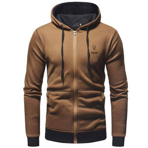 Sudaderas con Cremallera para Hombre, Cómodas, de Secado Rápido, Transpirables, Hechas de Algodón, Precio Económico al por Mayor, Sudaderas Básicas con Cremallera para Hombre - Product Image 1