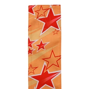 Etiquetas de la Liga de Rugby 5Kingz Sports, Diseño de Estrella Naranja, Equipo Promocional Duradero para Equipos - Product Image 4