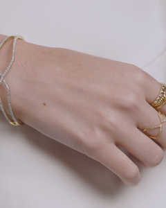 กำไลข้อมือเงินประดับเพชรเลี้ยงในห้องปฏิบัติการสี DEF ระดับความสะอาด VVS VS น้ำหนัก 15 กรัม รุ่นคลาสสิก Vala Brothers BR-22 สำหรับผู้หญิง แฟชั่นทันสมัย ขายส่ง - Product Image 1