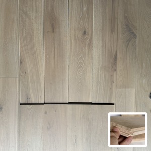 Suelo de Madera Maciza de Roble Blanco de 18 mm de Espesor, Grado ABCD, Liso, con Acabado UV Transparente/Laca, Sistema T&G, para Gimnasio - Product Image 5