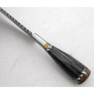 Ahmad Fabric Custom Handmade 13-Inch Damascus Steel Chef <b>Knife</b> with Leather Sheath Beautiful Handle Customizable Supported - Product Image 3