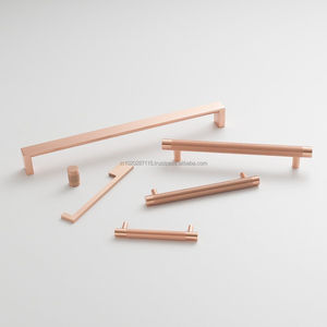 Tirador de metal para puertas de armarios de madera pesados, que ofrece una resistencia duradera, estilo moderno y funcional, mejora para el hogar. - Product Image 1