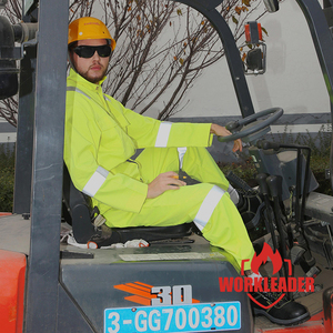 <span class=keywords><strong>Ropa</strong></span> de trabajo de seguridad ignífuga con cinturón reflectante <span class=keywords><strong>Ropa</strong></span> de trabajo protectora de bajo costo - Product Image 3