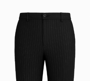 <b>Men</b> <b>Pinstripe</b> Formal <b>Trousers</b> Business Office Suit Pants - Product Image 1