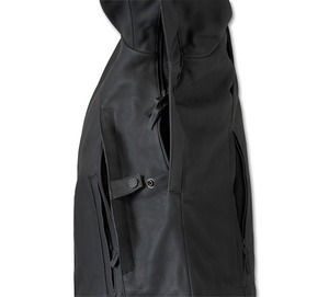 เสื้อแจ็คเก็ตหนังผู้ชาย Paradigm Triple Vent System 2.0 - สีดำสวยงาม - Product Image 4