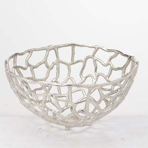 Bol de service décoratif de luxe fait main en aluminium, style antique, pour chocolats et noix, idéal pour les fêtes, personnalisable, en métal, haute qualité, vente chaude - Product Image 6