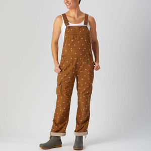 Women's Denim Overalls <b>Floral</b> Print Mid Waist Loose Fit Breathable Waterproof Eco-Friendly Quick Dry Stonewashed Casual Spring - Product Image 3