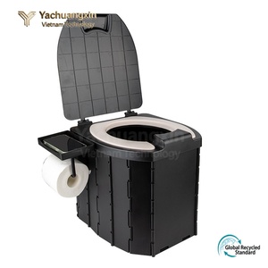 Inodoro Portátil de PU con Tapa para Adultos, Inodoro para Coche, Camping, Bebés y Niños - Product Image 4