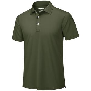 Polo de qualité supérieure en gros pour un usage décontracté, chemise 100% coton respirante, polos pour hommes grande taille, logo personnalisé 2026 - Product Image 1