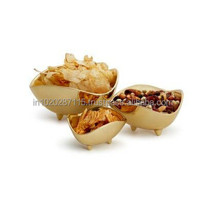 Cuenco de servicio de latón hecho a mano Royal para presentación de buffet agregando un toque lujoso a la configuración de su mesa de cena - Product Image 5