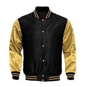 Chaqueta Varsity de Seda y Satén para Hombre, con Logotipo Personalizado en Color, Venta al por Mayor, Hecha en Pakistán - Product Image 5