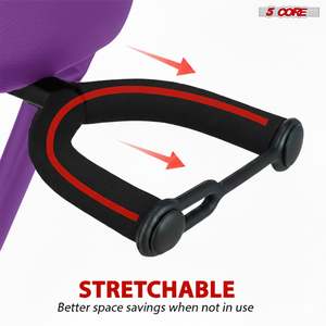 Taburete para Guitarra 5Core, Silla Acolchada de 3.15 Pulgadas con Respaldo, Asiento Musical Plegable con Reposapiés Integrado, Soporte para Guitarra - Product Image 4