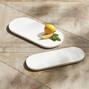 Classic Design <b>White</b> Marble Serving Tray Custom Shape Round Shape For Restaurant & Hotels Tabletop Food Serving Tray Handmade - Product Image 3