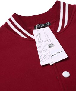 Blouson universitaire moderne brodé pour homme, style Letterman en mélange de laine, streetwear haut de gamme, vêtement d'équipe - Product Image 3