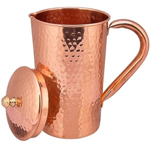 Exportador al por mayor de jarras de cobre para purificación de agua para uso doméstico, hotelero y sanitario de fabricante y proveedor indio - Product Image 4