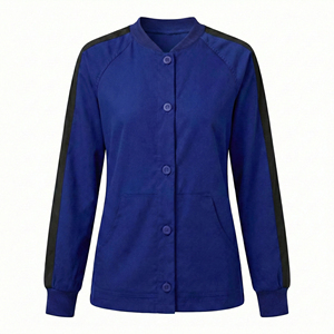 Chaqueta Quirúrgica para Mujer al por Mayor con Cierre de Broches, Uniforme Médico Cálido, Ropa de Enfermera de Hospital, Chaqueta Quirúrgica con Logotipo Personalizado Directo de Fábrica - Product Image 5