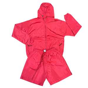 Custom Style Windbreaker Jacket and Shorts <b>Set</b> Plus Sizes With Embroidery options Windproof Jacket for Men Wear With Designs - Product Image 2