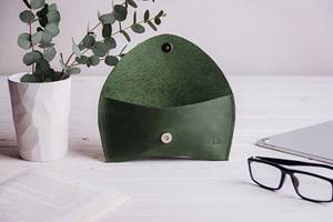 Genuine Leather <b>Glasses</b> Pouch Luxury <b>Soft</b> Cowhide Spectacles <b>Case</b> Slim Handmade Sunglasses Cover Travel Bag LGC-0061 - Product Image 6