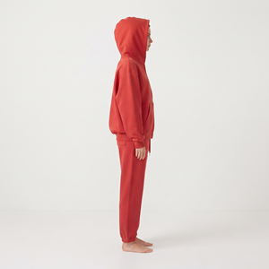 Ensemble de survêtement décontracté 2 pièces pour femme de haute qualité : sweat à capuche oversize zippé et pantalon de survêtement large - Product Image 3