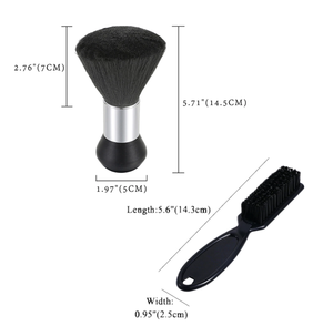 แปรงปัดผม 2 ชิ้น ขนแปรงนุ่ม เป็นมิตรกับสิ่งแวดล้อม น้ำหนักเบา สำหรับกำจัดเส้นผม ใช้ได้กับผมตรงและผมหยิก - Product Image 4