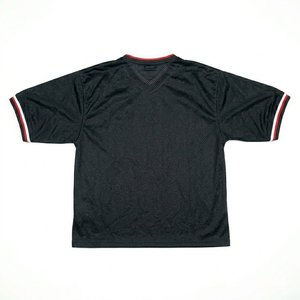 Conjuntos de camisas y pantalones cortos negros para hombre con logo impreso personalizado, los más demandados, para verano, ropa de calle, conjuntos transpirables para hombre. - Product Image 3