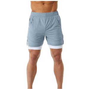 OEM Clothing Manufacturer's Custom Puff Printing Solid <b>Men's</b> Casual Summer Gym Sweat <b>Shorts</b> Polyester/Cotton Canvas Breathable - Product Image 2
