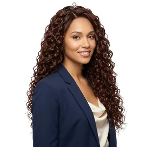 100% Remy Weft <b>Curly</b> Hair Natural Wave Texture Human Weft Hair - Product Image 1