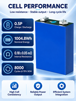 Batterie LiFePO4 prismatique à semi-conducteurs 3,2 V 314 Ah, haute capacité, 8000 cycles, haute densité énergétique pour usage commercial – Approvisionnement en gros